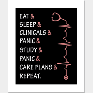 Funny Nursing Student Nurse Gift Idea Posters and Art